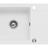 Chiuveta bucatarie MIDO PLUS 78x46 1B1D White Chiuveta bucatarie MIDO PLUS 78x46 1B1D White