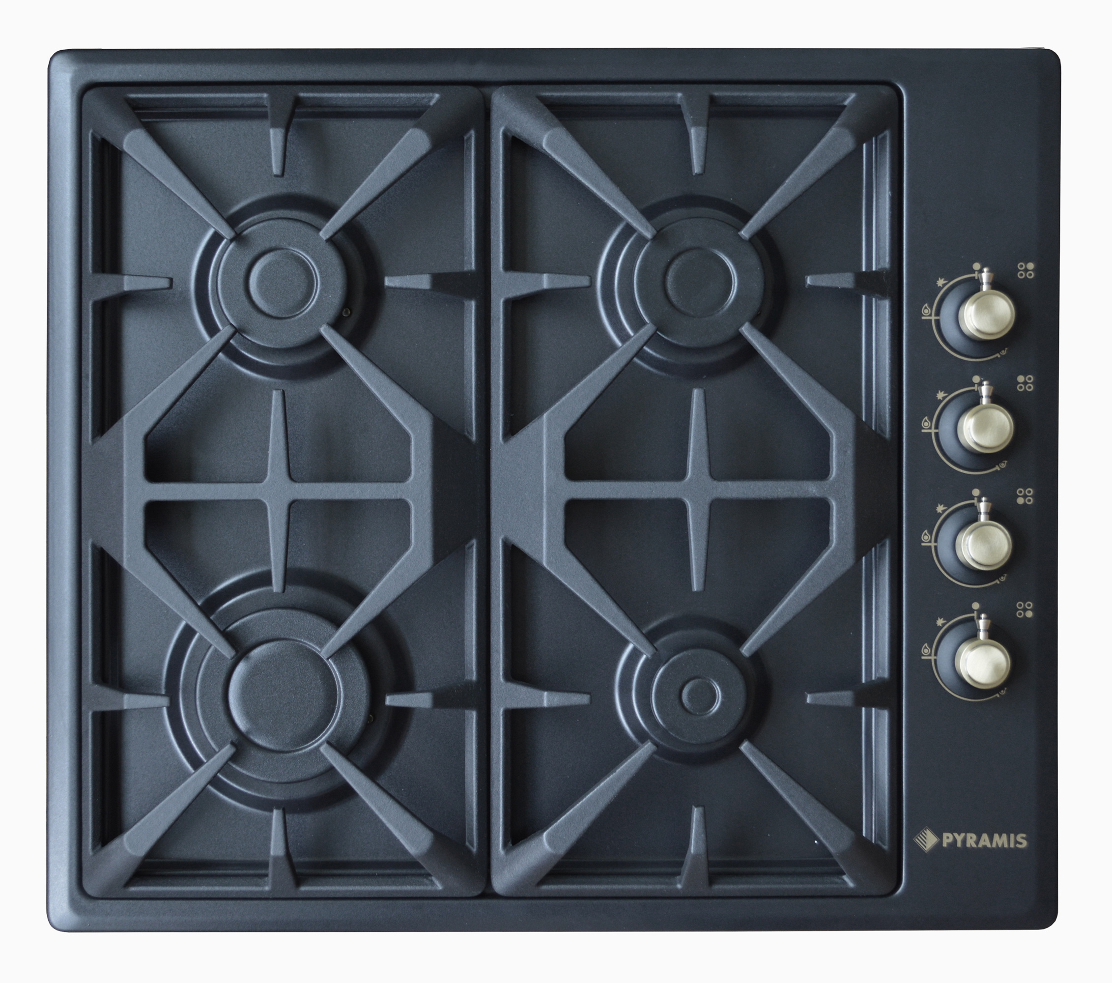 Plita gaz 60KF 485 Rustic Black & Fonta