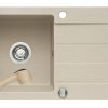 Set chiuveta granit MAIDSINKS Pyramis Senar & baterie FIDO - Beige