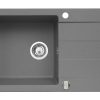 Chiuveta bucatarie SPARTA PLUS 78x48 1B 1D Grey