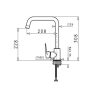 Baterie bucatarie DANIELE crom - Thumbnail Image 3