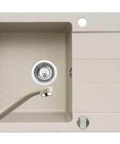 Set chiuveta granit SPARTA PLUS & baterie ASALIA - Beige