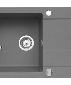 Set chiuveta granit SPARTA PLUS & baterie BELLO - Grey