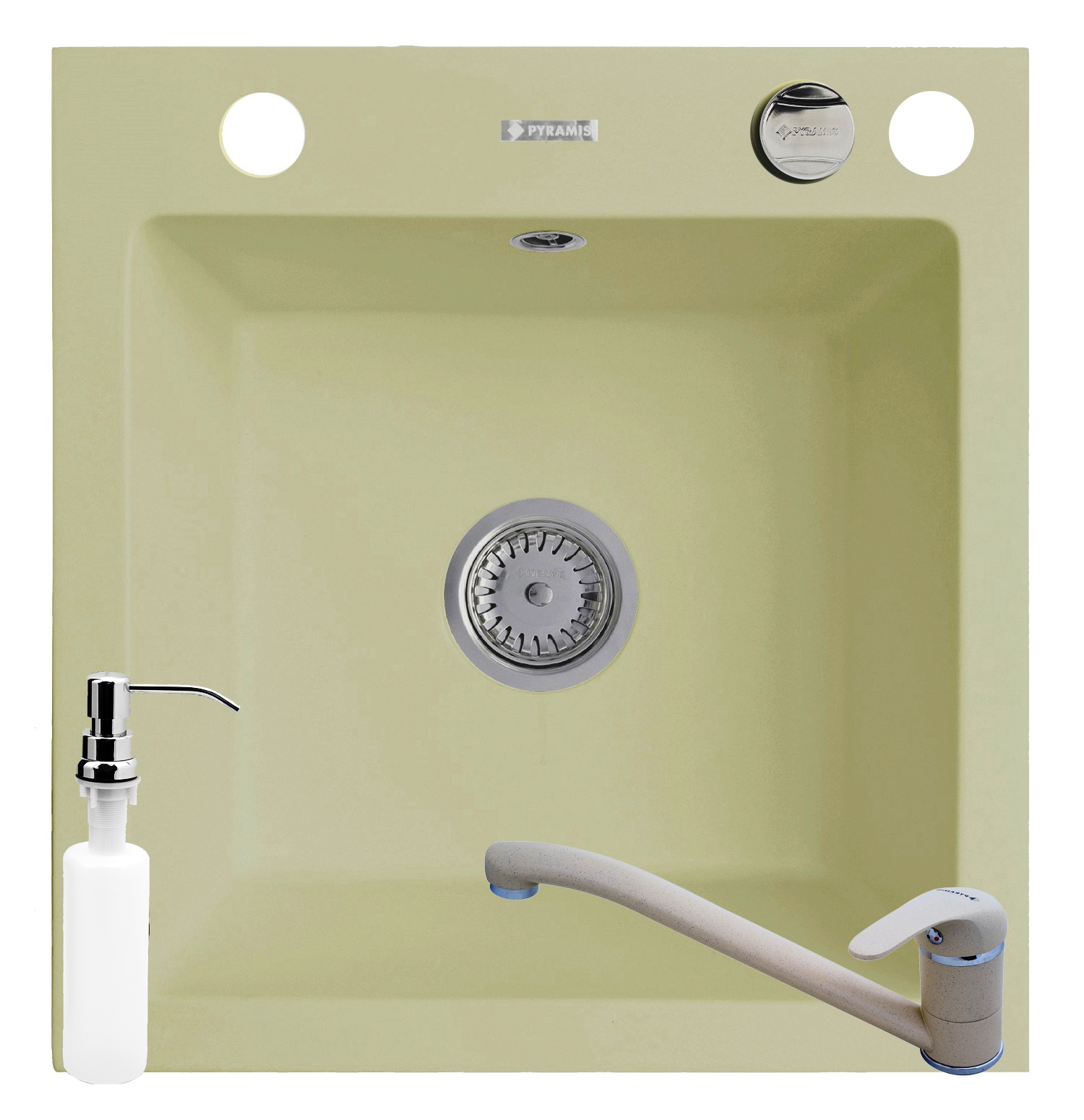 Set 3in1 chiuveta granit Cristal 1B Wanilla Set 3in1 chiuveta granit Cristal 1B Wanilla