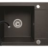Set chiuveta KORFU 62x46 1B1D & baterie BELLO - Black Set chiuveta KORFU 62x46 1B1D & baterie BELLO - Black