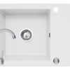 Set chiuveta KORFU 62x46 1B1D & baterie BELLO - Snow Set chiuveta KORFU 62x46 1B1D & baterie BELLO - Snow