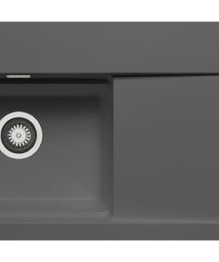 Chiuveta granit TEKTON 100x51 1B 1D ST Iron Grey