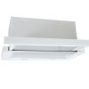 Hota Telescopica Silver Sliding Turbo Full White Glass -60cm-