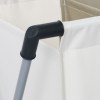 Coş de rufe din pânză, bej/maro, LAUNDRY
