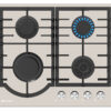 Plita gaz Pyramis 60PG 6503 Beige Glass si Fonta - Thumbnail Image 2