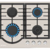 Plita gaz Pyramis 60PG 6503 Beige Glass si Fonta