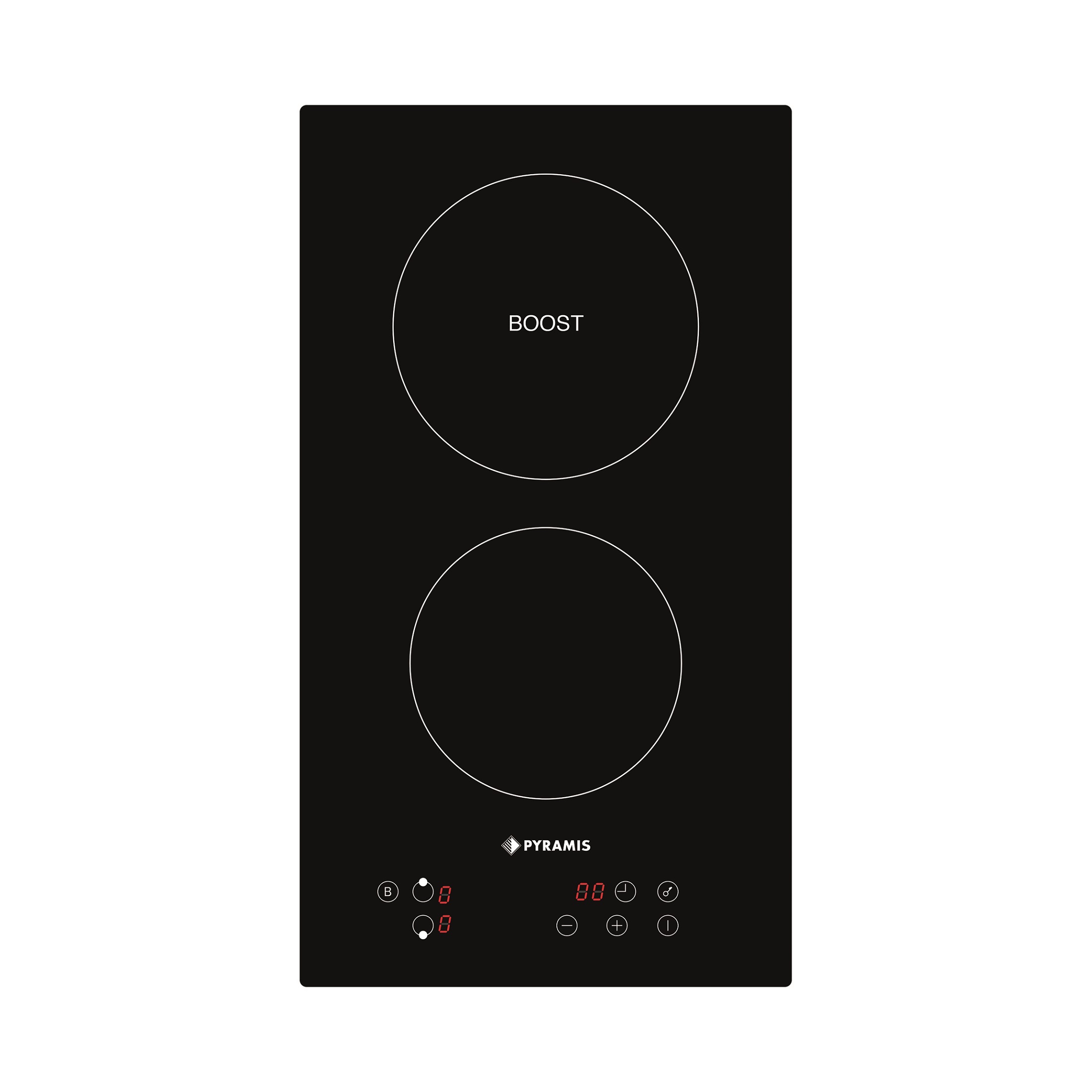 Plita inductie domino Pyramis 29IN 254 Touch Black Glass