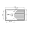 INSET (79X45) 1B 1D BOWL OVERFLOW 1TH LH_L