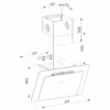 Hota decorativa Pyramis VETRIO Black Glass 90cm - Thumbnail Image 3