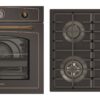 Set Rustic Pyramis 733070 Black Metal