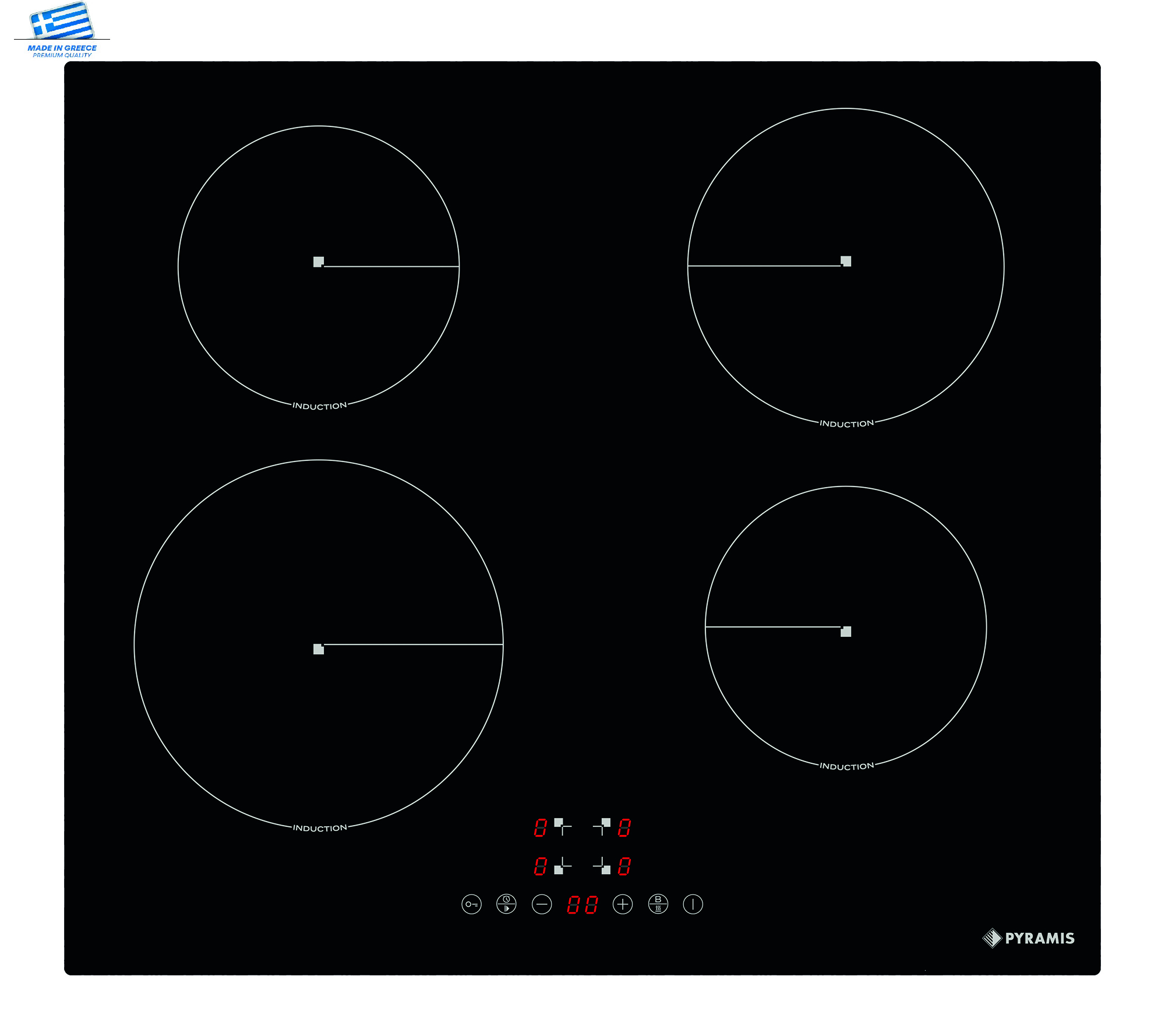 Plita inductie Pyramis PHI62430FMB Touch Control Black Plita inductie Pyramis PHI62430FMB Touch Control Black