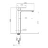 090939001 ARONA XL WASH BASIN TAP (CHROME)_L