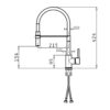 090939801 SERINA KITCHEN TAP (CHROME & BLACK RUBBER)_L
