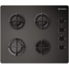Plita gaz Pyramis 5343.01 Black Glass