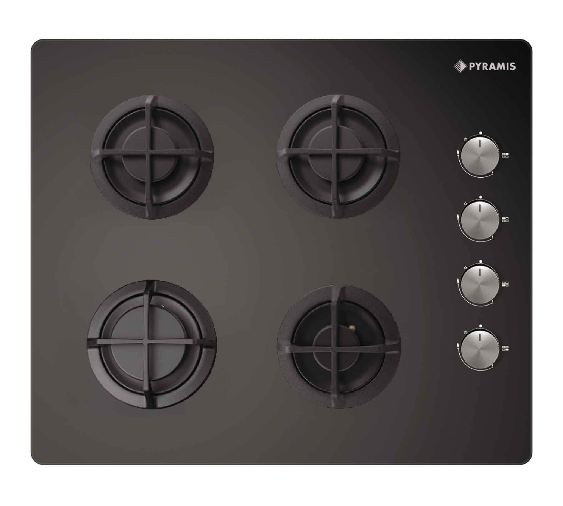 Plita gaz Pyramis 5343.02 Black Glass Plita gaz Pyramis 5343.02 Black Glass