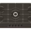 Plita gaz Pyramis 5.90 Wok Black Glass