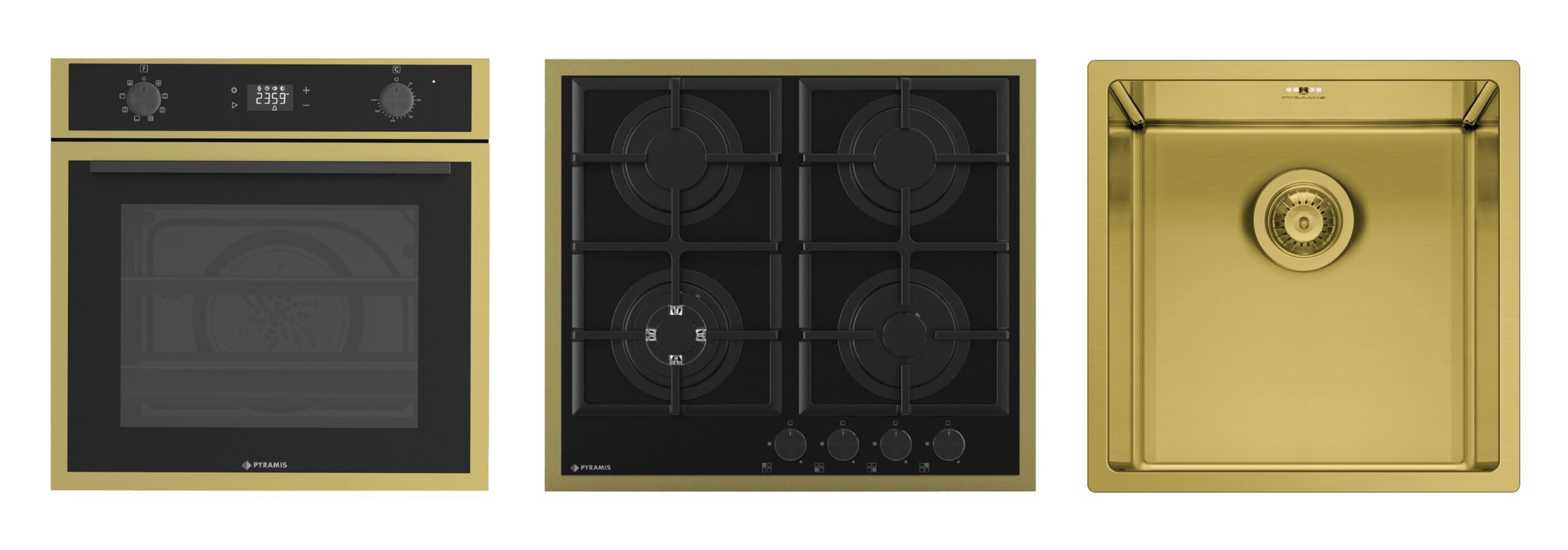 Pachet Pyramis 22P PVD Gold