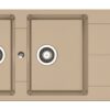 Chiuveta bucatarie Pyramis ITHAKA 116x50 2B 1D Dark Beige Chiuveta bucatarie Pyramis ITHAKA 116x50 2B 1D Dark Beige