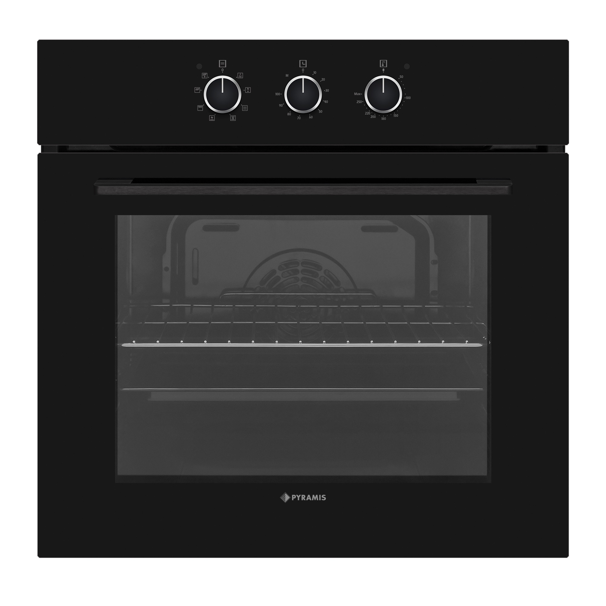 Cuptor electric Pyramis 60IN 9002 Megalo Premium Black