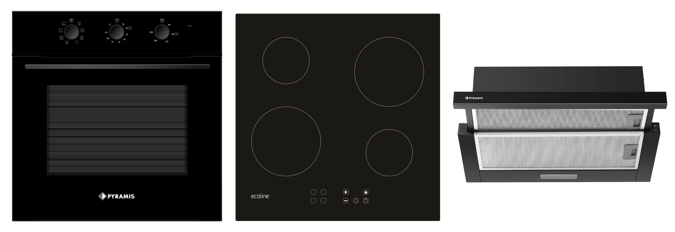 Set Pyramis 23P Black
