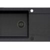 Chiuveta Pyragranite MIDO 100x50 1B1D Black Chiuveta Pyragranite MIDO 100x50 1B1D Black