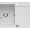 Set chiuveta granit Sparta 1B 1D si baterie Bello White