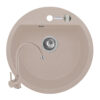 Set chiuveta granit MIDO Ø51 si baterie Eco Bello Beige
