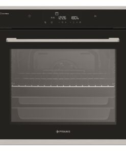 Cuptor electric Pyramis PO78133010IX Black Glass & Inox