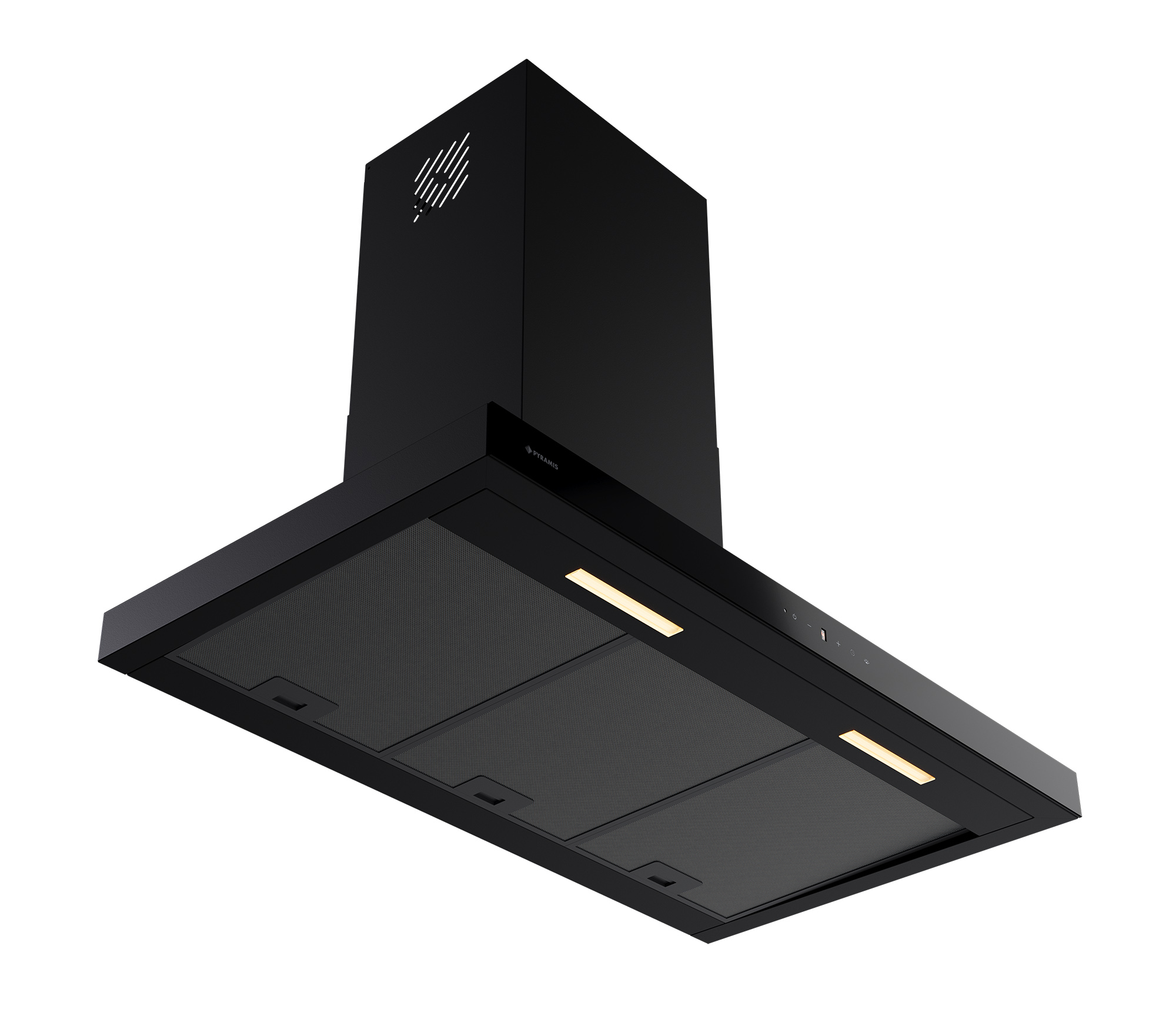 Hota decorativa Pyramis T SHAPE ERN 2082 Black Glass 90 - imagine 3
