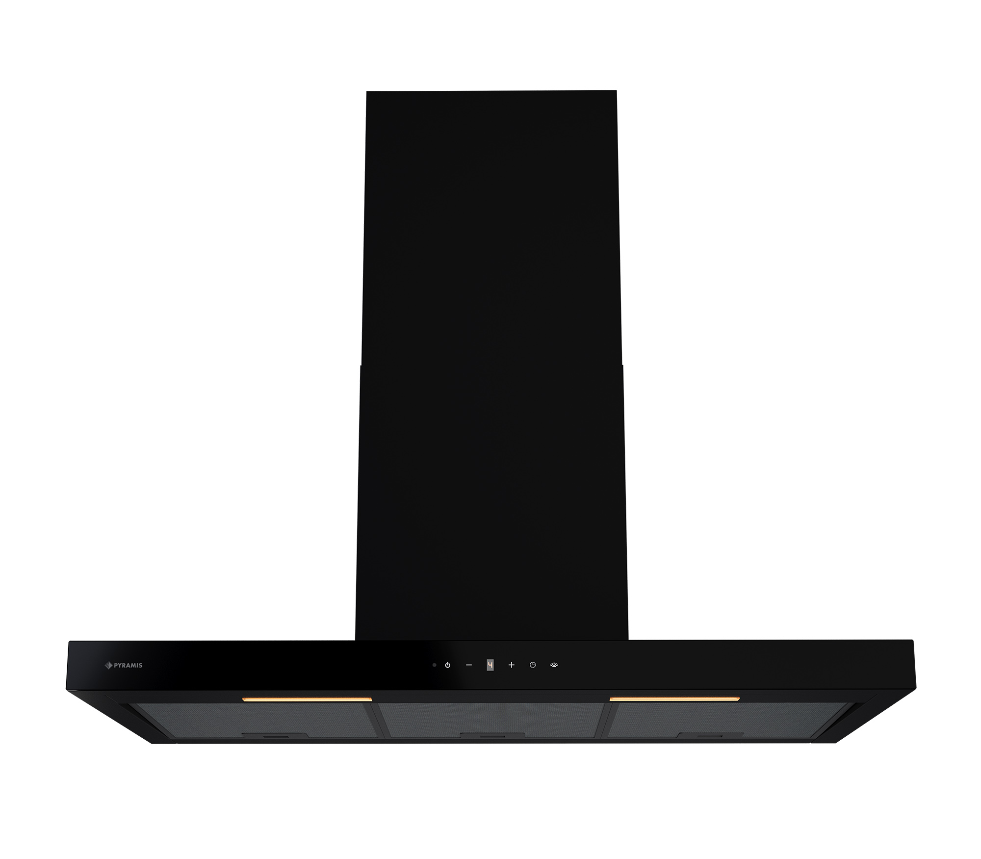 Hota decorativa Pyramis T SHAPE ERN 2082 Black Glass 90