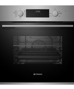 Cuptor electric Pyramis 60IN 2061 MD Black Glass si Inox